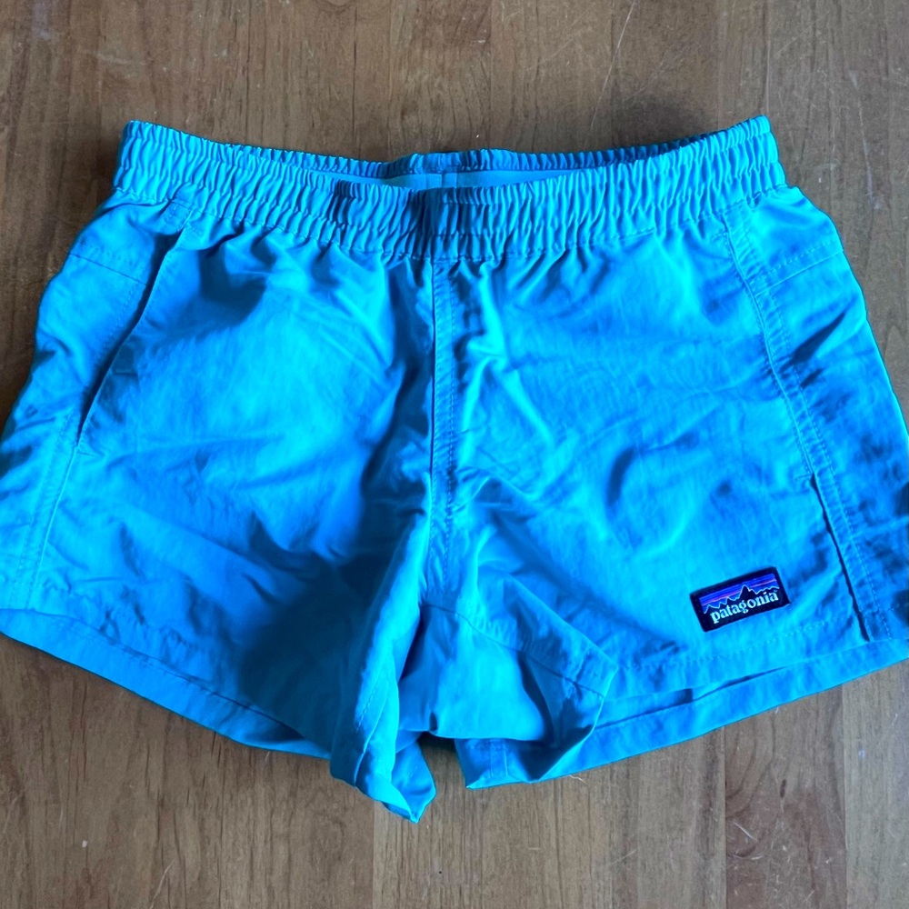 Patagonia NWOT Teal Outdoor Shorts